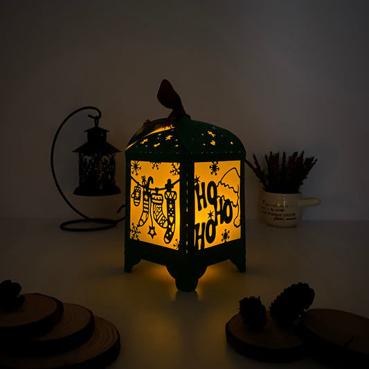 Christmas 2 - 3D Paper Lantern File 3  - Cricut File  - VEKTOR KRAFT