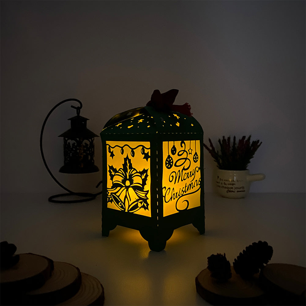 Christmas 2 - 3D Paper Lantern File 3  - Cricut File  - VEKTOR KRAFT