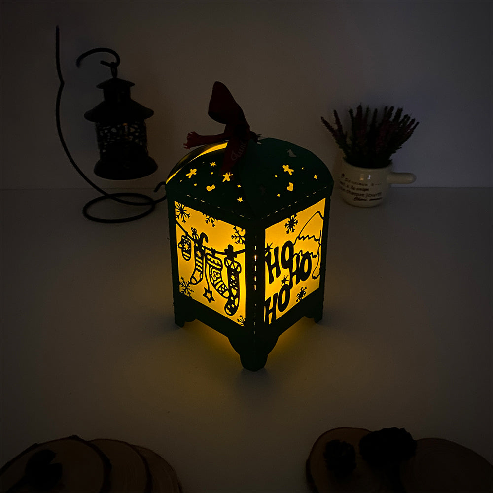 Christmas 2 - 3D Paper Lantern File 3  - Cricut File  - VEKTOR KRAFT