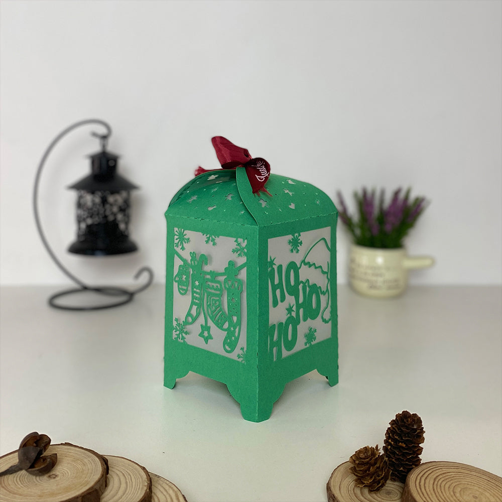 Christmas 2 - 3D Paper Lantern File 3  - Cricut File  - VEKTOR KRAFT