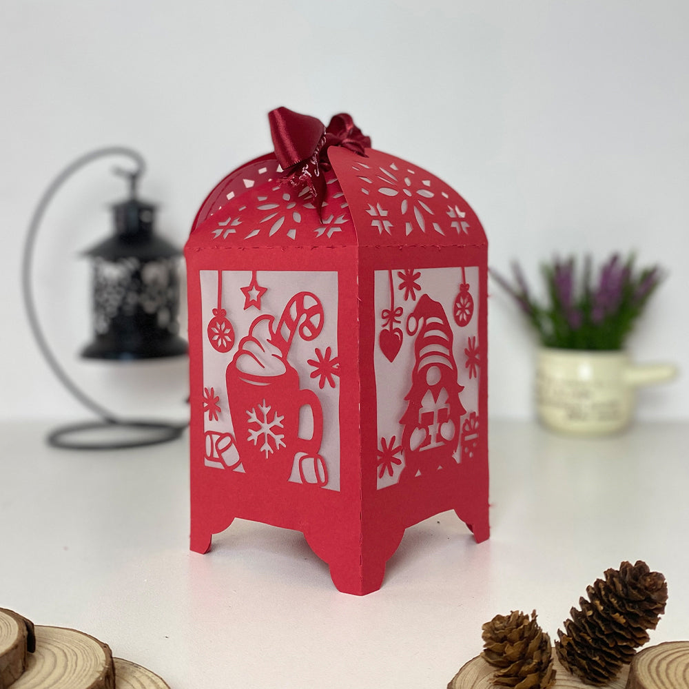 Christmas 3 - 3D Paper Lantern File 3  - Cricut File  - VEKTOR KRAFT