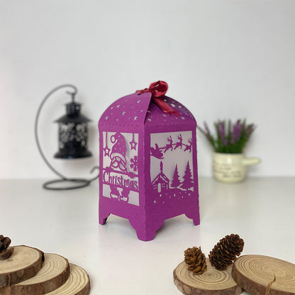 Christmas 4 - 3D Paper Lantern File 3  - Cricut File  - VEKTOR KRAFT