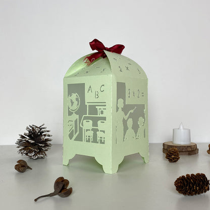 Classroom - 3D Paper Lantern File 3  - Cricut File  - VEKTOR KRAFT