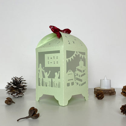 Classroom - 3D Paper Lantern File 3  - Cricut File  - VEKTOR KRAFT