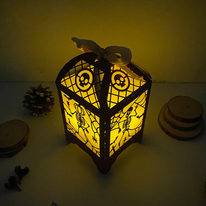 Dancing Skeletons - 3D Paper Lantern File 3  - Cricut File  - VEKTOR KRAFT