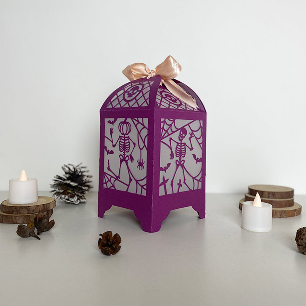 Dancing Skeletons - 3D Paper Lantern File 3  - Cricut File  - VEKTOR KRAFT