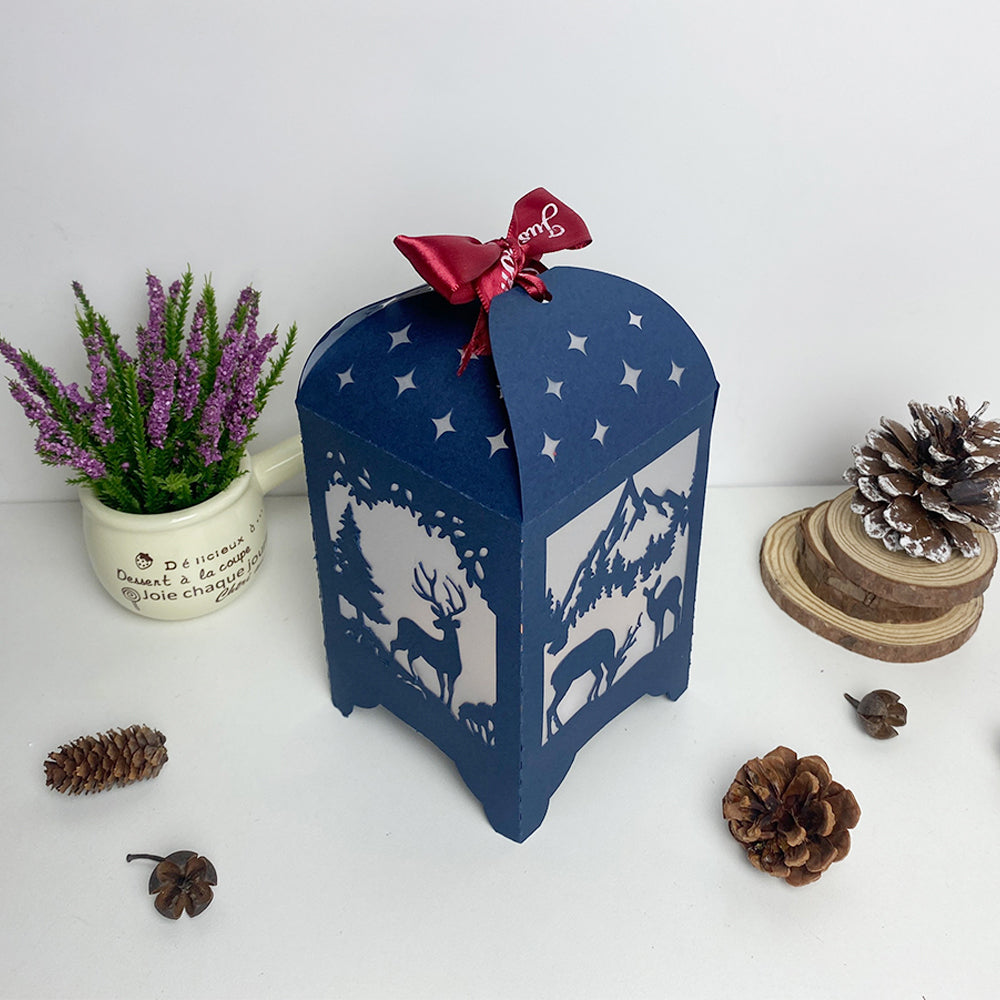 Deer - 3D Paper Lantern File 3  - Cricut File  - VEKTOR KRAFT