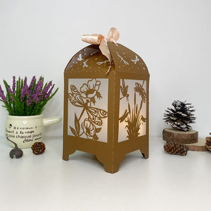 Dragonfly - 3D Paper Lantern File 3  - Cricut File  - VEKTOR KRAFT