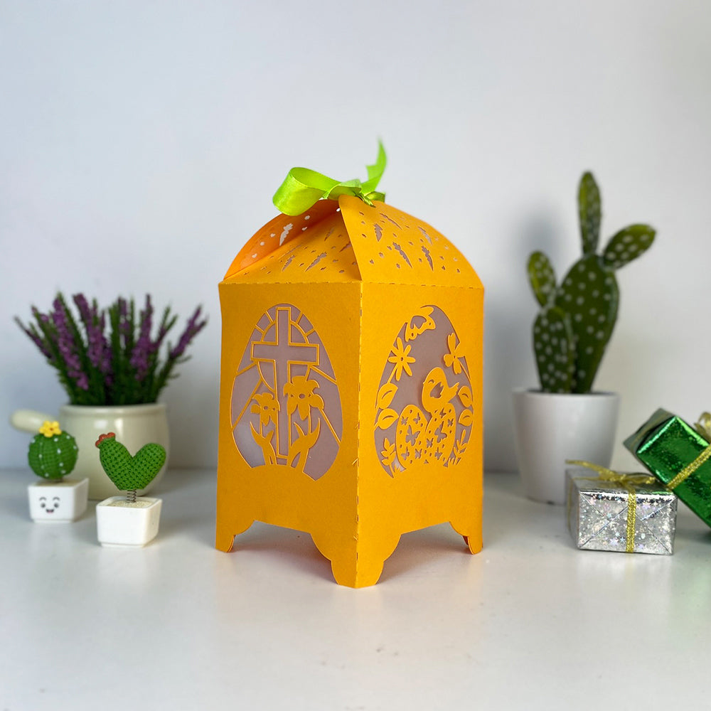 Easter - 3D Paper Lantern File 3  - Cricut File  - VEKTOR KRAFT