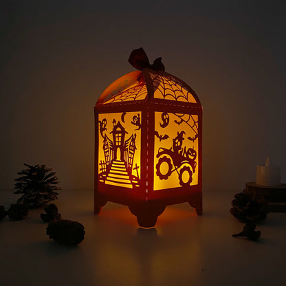 Halloween 1 - 3D Paper Lantern File 3  - Cricut File  - VEKTOR KRAFT