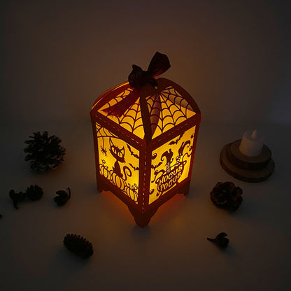 Halloween 1 - 3D Paper Lantern File 3  - Cricut File  - VEKTOR KRAFT
