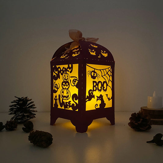 Halloween 3 - 3D Paper Lantern File 3  - Cricut File  - VEKTOR KRAFT