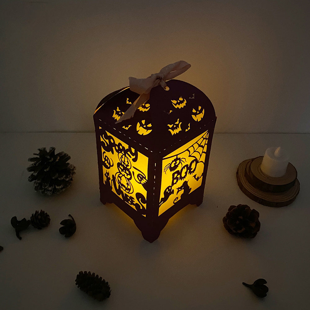 Halloween 3 - 3D Paper Lantern File 3  - Cricut File  - VEKTOR KRAFT