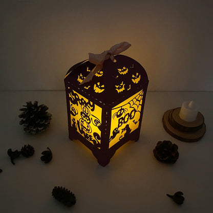 Halloween 3 - 3D Paper Lantern File 3  - Cricut File  - VEKTOR KRAFT