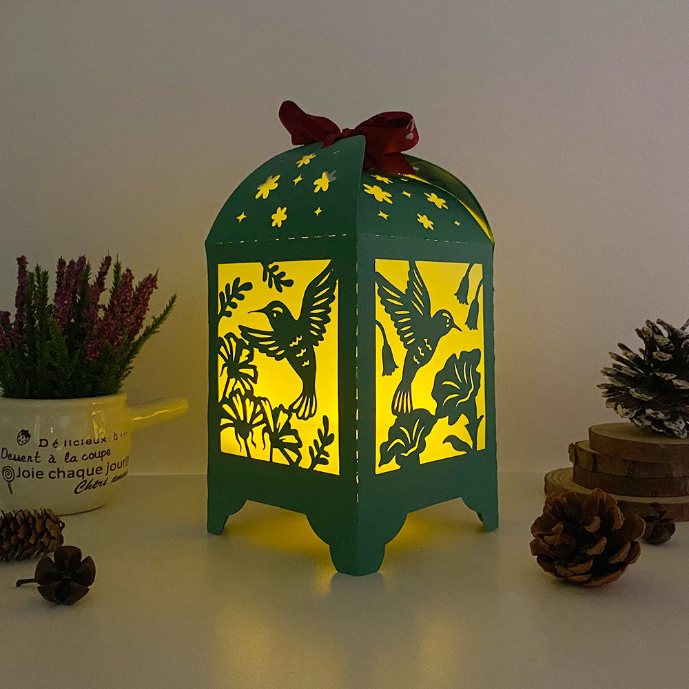 Hummingbird - 3D Paper Lantern File 3  - Cricut File  - VEKTOR KRAFT