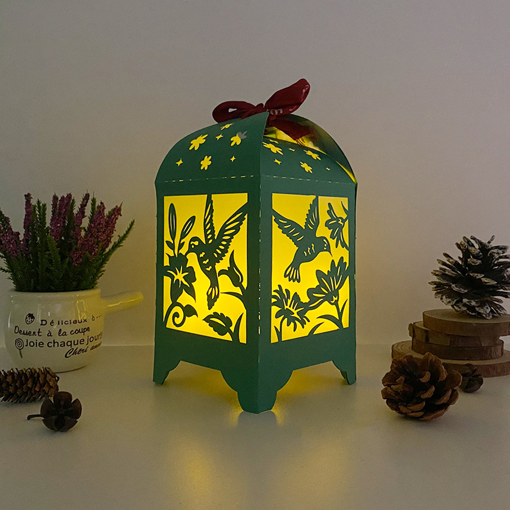 Hummingbird - 3D Paper Lantern File 3  - Cricut File  - VEKTOR KRAFT