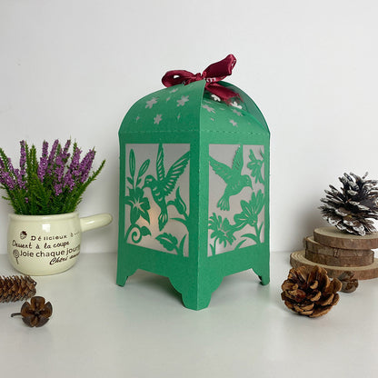 Hummingbird - 3D Paper Lantern File 3  - Cricut File  - VEKTOR KRAFT