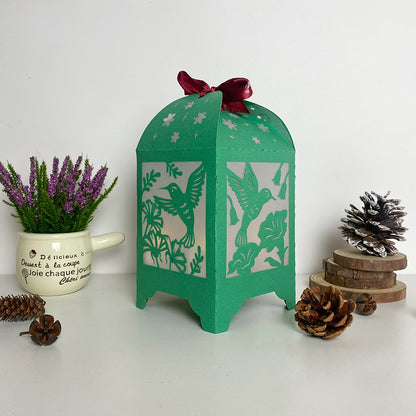 Hummingbird - 3D Paper Lantern File 3  - Cricut File  - VEKTOR KRAFT
