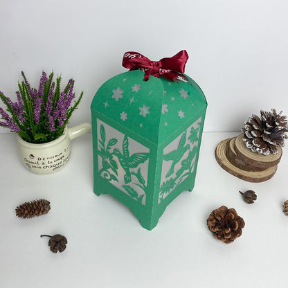 Hummingbird - 3D Paper Lantern File 3  - Cricut File  - VEKTOR KRAFT