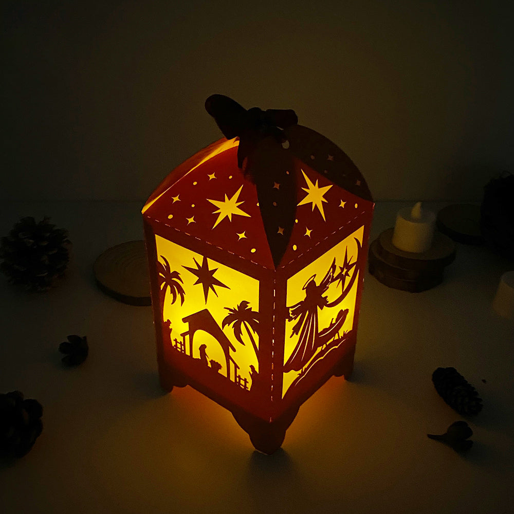 Nativity - 3D Paper Lantern File 3  - Cricut File  - VEKTOR KRAFT