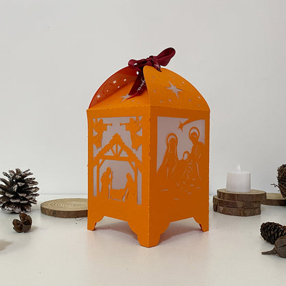 Nativity - 3D Paper Lantern File 3  - Cricut File  - VEKTOR KRAFT