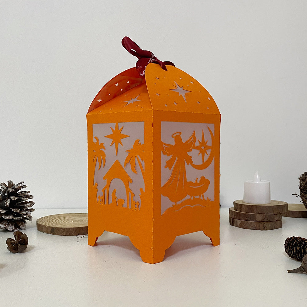 Nativity - 3D Paper Lantern File 3  - Cricut File  - VEKTOR KRAFT