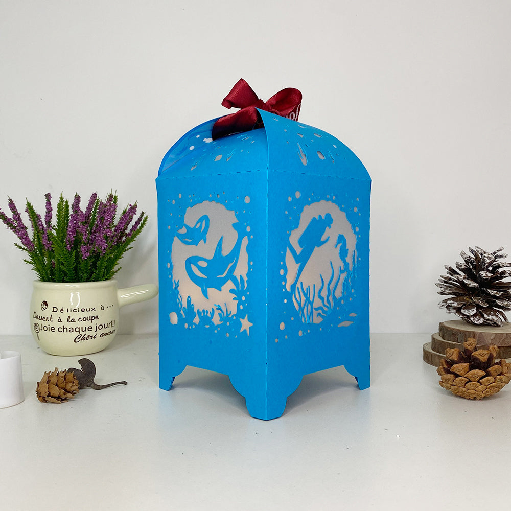 Seabed - 3D Paper Lantern File 3  - Cricut File  - VEKTOR KRAFT