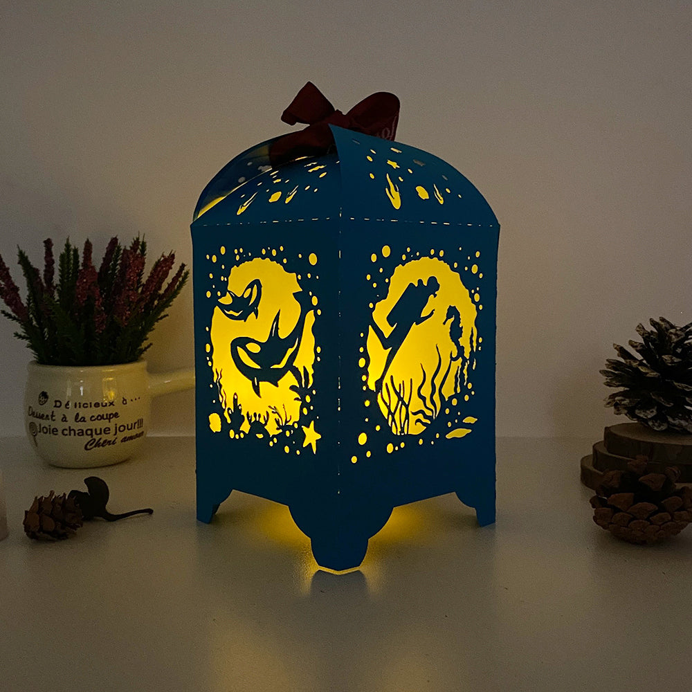Seabed - 3D Paper Lantern File 3  - Cricut File  - VEKTOR KRAFT