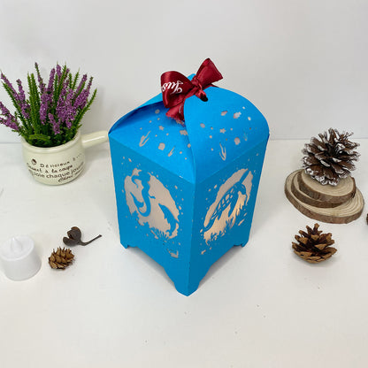 Seabed - 3D Paper Lantern File 3  - Cricut File  - VEKTOR KRAFT