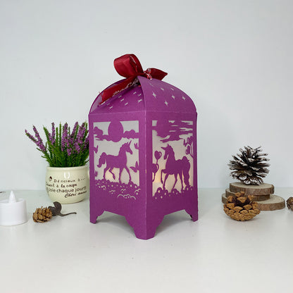 Unicorn - 3D Paper Lantern File 3  - Cricut File  - VEKTOR KRAFT