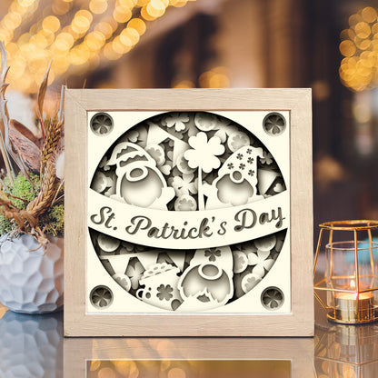 Patrick Day 2 – 3D Paper Cut Shadow Box File - Cricut File - (8x8 inches) - VEKTOR KRAFT