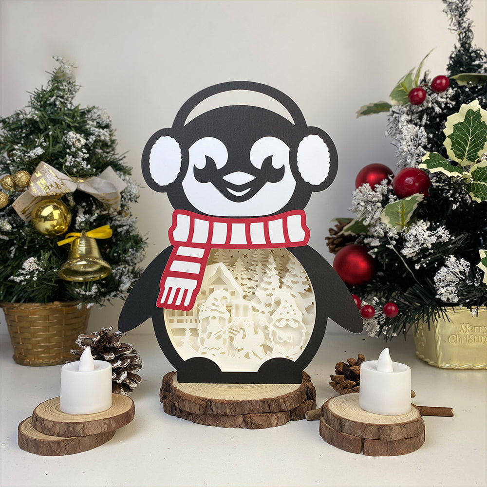 Christmas Gnome 2 – 3D Box SVG File for Cricut & Silhouette