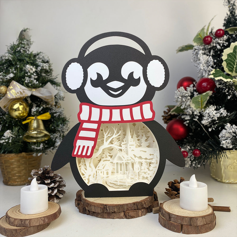 Christmas Snowman 2 – 3D Box SVG File for Cricut & Silhouette