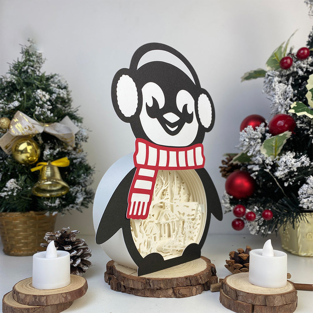 Christmas Snowman 2 – 3D Box SVG File for Cricut & Silhouette