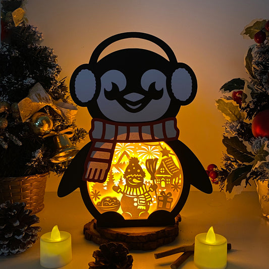 Christmas Snowman – 3D Box SVG File for Cricut & Silhouette
