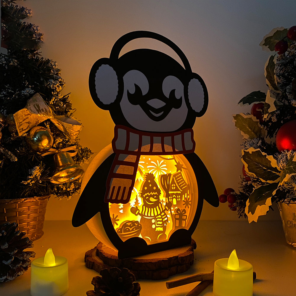 Christmas Snowman – 3D Box SVG File for Cricut & Silhouette