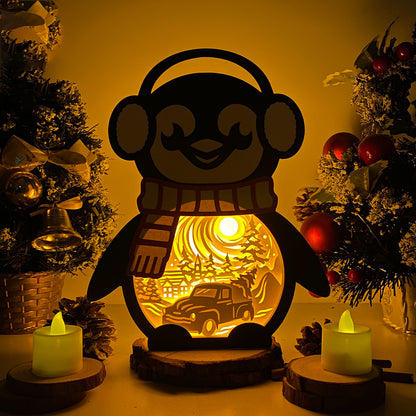 Christmas Truck 2 – 3D Box SVG File for Cricut & Silhouette