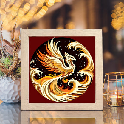 Phoenix – 3D Shadow Box SVG File for Cricut & Silhouette