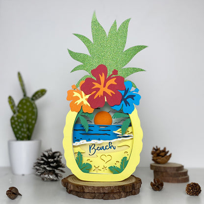 Beach – 3D Box SVG File for Cricut & Silhouette
