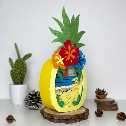 Beach – 3D Box SVG File for Cricut & Silhouette
