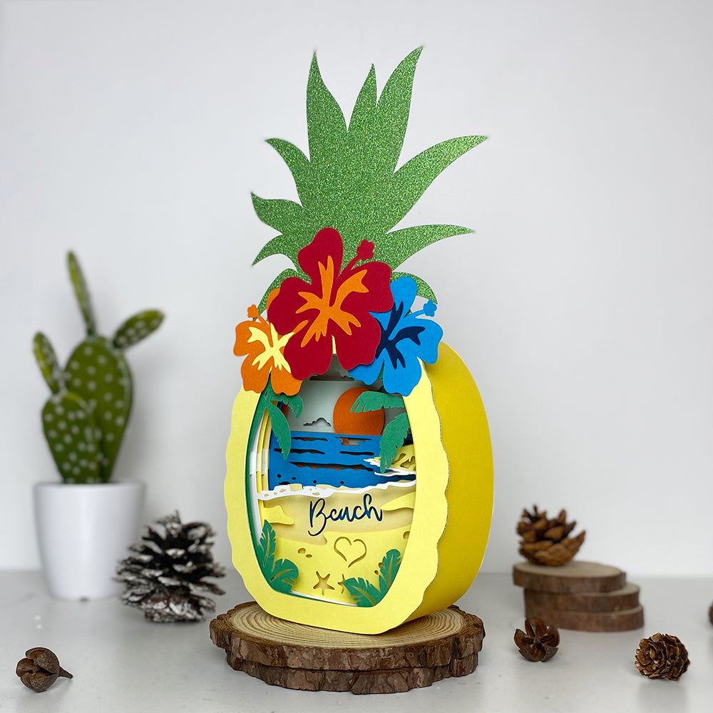 Beach – 3D Box SVG File for Cricut & Silhouette