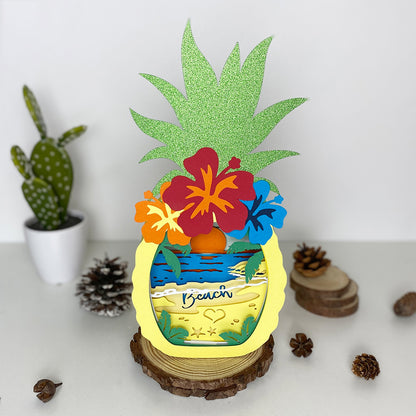 Beach – 3D Box SVG File for Cricut & Silhouette