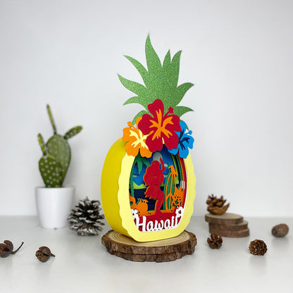 Hawaii 1 – 3D Box SVG File for Cricut & Silhouette