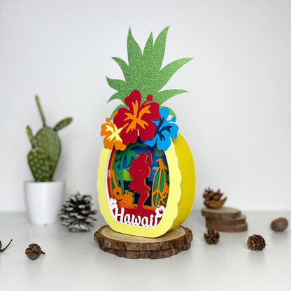 Hawaii 1 – 3D Box SVG File for Cricut & Silhouette