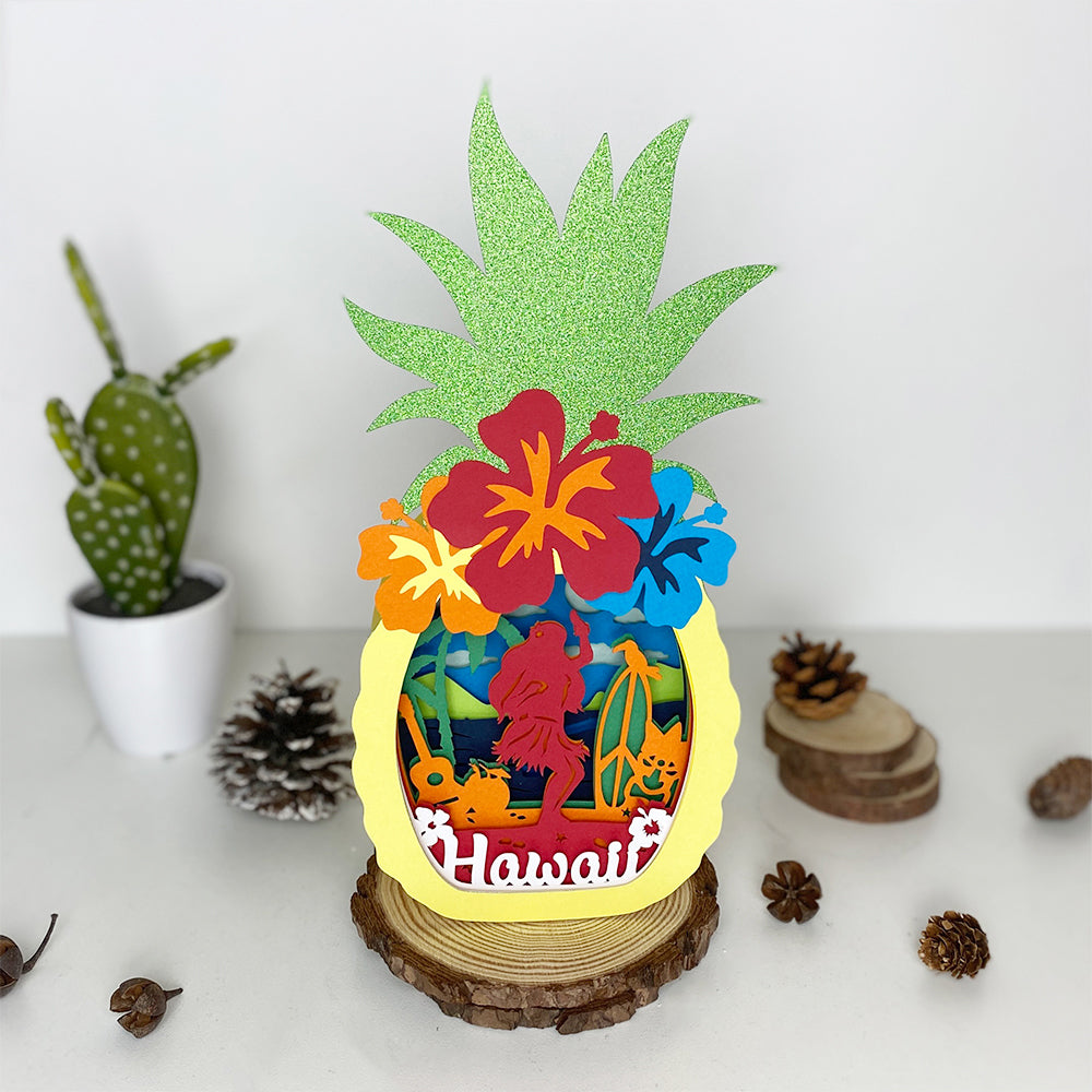Hawaii 1 – 3D Box SVG File for Cricut & Silhouette