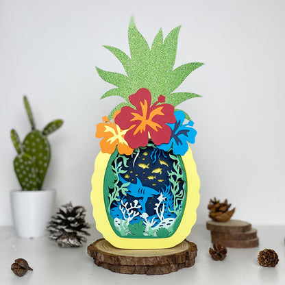 Ocean – 3D Box SVG File for Cricut & Silhouette