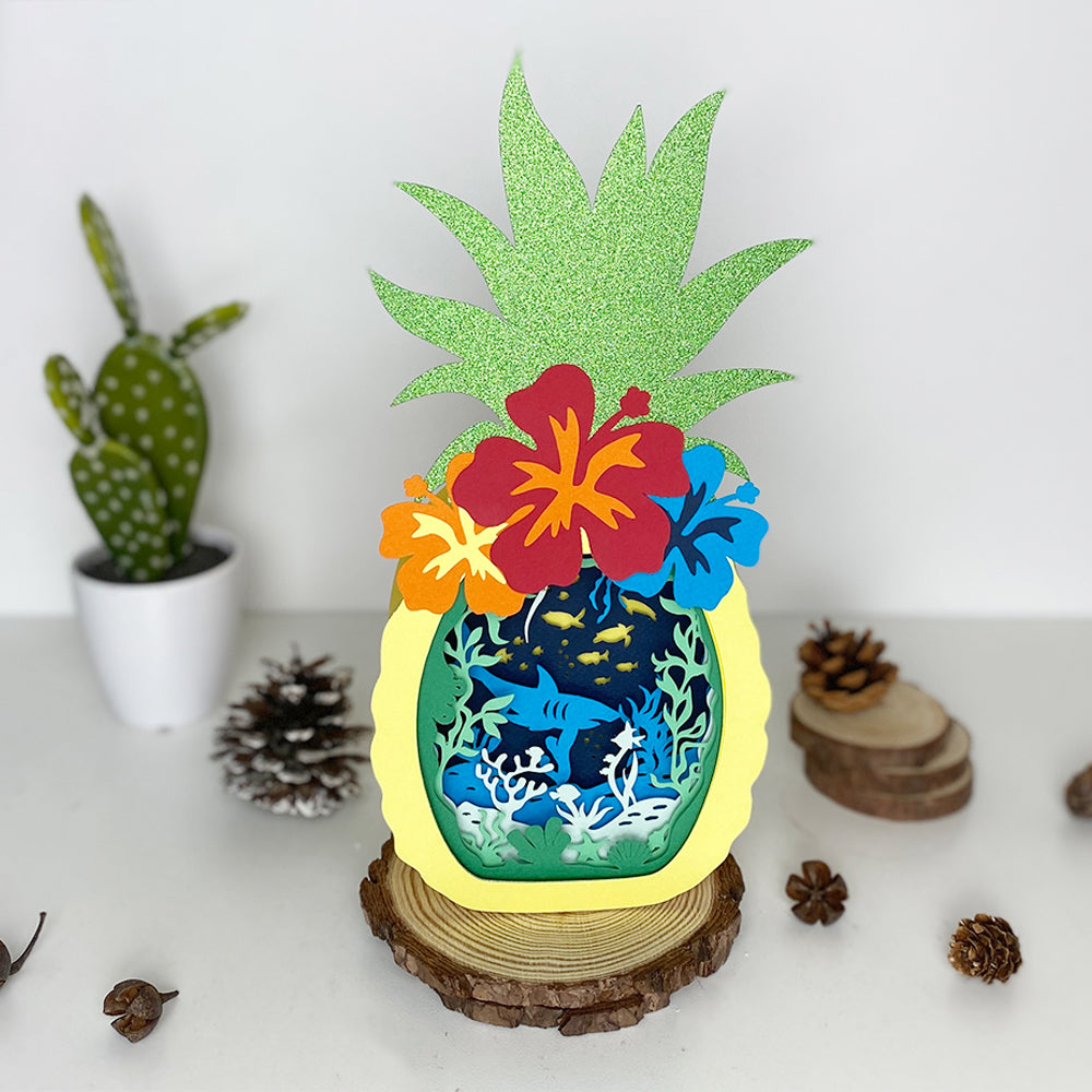 Ocean – 3D Box SVG File for Cricut & Silhouette