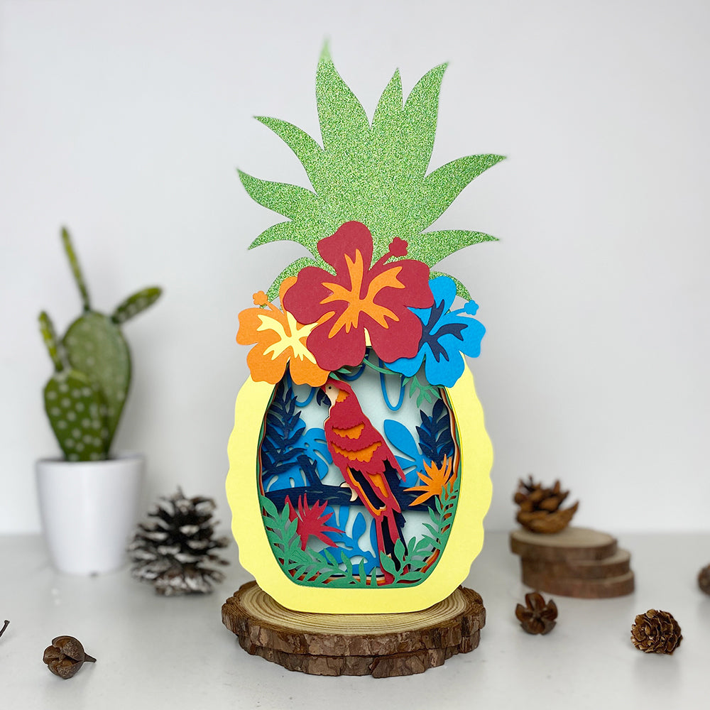 Parrot – 3D Box SVG File for Cricut & Silhouette