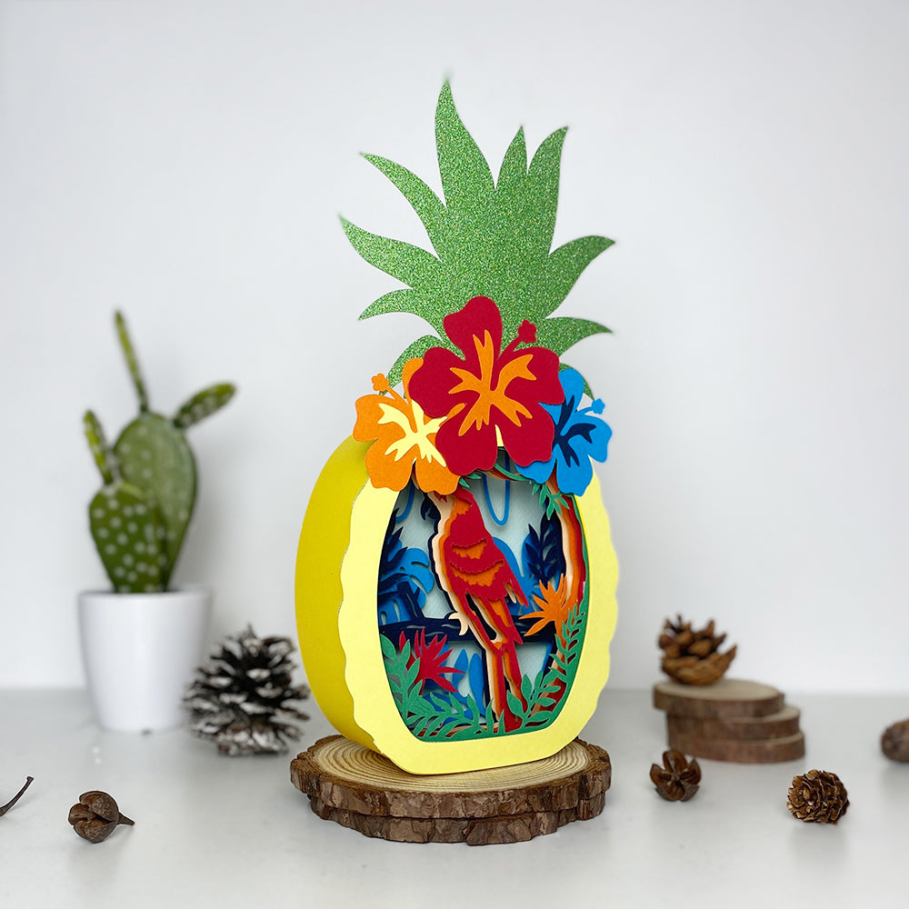 Parrot – 3D Box SVG File for Cricut & Silhouette