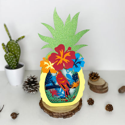 Parrot – 3D Box SVG File for Cricut & Silhouette